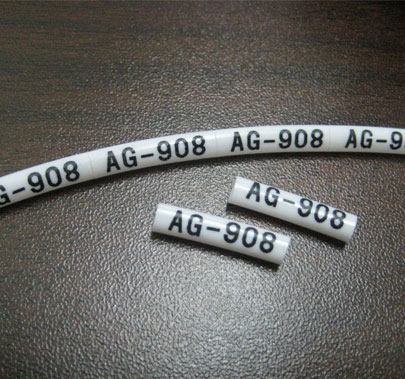 線號(hào)管打碼機(jī)TP70/TP76打印樣品